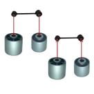 KIT 08 BUCHA SUSPENSÃO TRASEIRA PAJERO TR4 02/15, iO 99/02 MOBENSANI KIT 08 BUCHA SUSPENSÃO TRASEIRA PAJERO TR4 02/15, iO 99/02 MOBENSANI