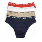 Kit 08 Calcinhas Algodão Pop Adulto PLUS SIZE 52/54 Básica Lisa Com Coz Largo Sortidas
