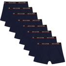 Kit 08 Cuecas Masculinas Boxer Cotton Basic Huxter Azul Kit 08 Cuecas Masculinas Boxer Cotton Basic Huxter Azul