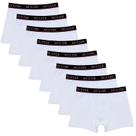 Kit 08 Cuecas Masculinas Boxer Cotton Basic Huxter Branco Kit 08 Cuecas Masculinas Boxer Cotton Basic Huxter Branco