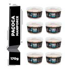 Kit 08 Potes Maniforce Paçoca Rolha Zero Açúcar 170g/07unid.