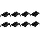 Kit 08 Telefones Com Fio TC 50 Premium Preto Intelbras