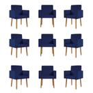 Kit 09 Poltronas Nina Decorativa para Recepção Balaqui Decor Kit 09 Poltronas Nina Decorativa para Recepção Balaqui Decor
