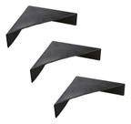 Kit 1.000 Cantoneiras Proteção 60x60mm Plástico Aberta Preto