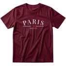 Kit 1, 2 Ou 3 Camisetas Paris 100% Algodão Premium Unissex Costura Reforçada Ombro A Ombro Blusa