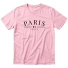 Kit 1, 2 Ou 3 Camisetas Paris 100% Algodão Premium Unissex Costura Reforçada Ombro A Ombro Blusa