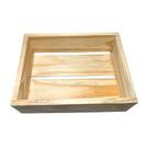 Kit 1-4 Cesta Multiuso Em Madeira 24x16cm Organizador Rústico Cesta - Decoração Objetos SOUTIMES