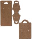 Kit 1.500 Cartelas Tags Semi Joias Papel Kraft Muito bom