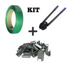 Kit - 1 Alicate Selador + 1 Fita De Arquear 16mm + 1 Kg Selo
