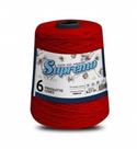 Kit 1 Barbante Supremo 600g - Nº6 cor Vermelho - Enovelar