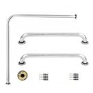 Kit 1 Barra De Apoio 60x60 + 02 Alças 60cm Cadeirante