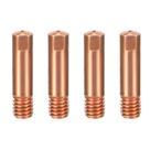Kit: 1 Bico M6x25 0,6mm 15ak 24kd + 1 Bico 0,8mm 15ak 24kd + 1 Bico 0,9mm 15ak 24kd + Bico 1,0mm
