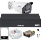 Kit 1 Câmera 1080p Full Color C/Áudio Dvr Intelbras 4ch 500GB