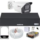 Kit 1 Câmera 1080p Full Color C/Áudio Dvr Intelbras 4ch 500GB