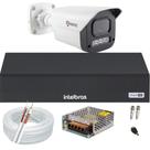 Kit 1 Câmera 1080p Full Color C/Áudio Dvr Intelbras 4ch S/HD