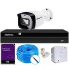 Kit 1 Câmera IP Vipc Intelbras NVD 1404P HD 1TB Purple