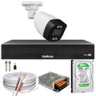 Kit 1 Câmera Segurança FullColor Visão Noturna Colorida Dvr Intelbras 1004c Hd 500gb Kit 1 Câmera Segurança FullColor Visão Noturna Colorida Dvr Intelbras 1004c Hd 500gb