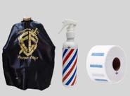Kit 1 capa cetim estampada + 1 borrifador + 1 rolo de gola higienica