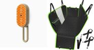kit 1 Capa Protetora Banco pet e 1 Escova a vapor premium