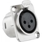 Kit 1 conector macho e 2 femea santo angelo xlr painel sa2x
