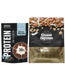 Kit 1 Crispies Choco Crunchy Proteina e 1 Premium Tradicional 400gr. Vegano Sem Glúten GranoSquare Kit 1 Crispies Choco Crunchy Proteina e 1 Premium Tradicional 400gr. Vegano Sem Glúten GranoSquare