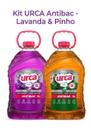 Kit 1 Desinfetantes Urca Lavanda 5l + 1 Desinfetante Urca Pinho 5l