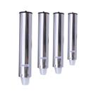 Kit 1 Dispenser Redondo 200ml Inox + 1 Dispenser Redondo 400ml Inox + 2 Dispensers Redondo 300ml Inox