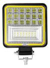 Kit 1 Farol Milha Auxiliar Com Pisca Agrícola Off Road 126w