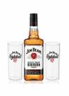 Kit 1 Jim Beam Original 1000ml + 2 Copos Highball