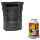 Kit 1 Lata Oval Preta + 1000jds Linha Vera Cruz P/ Pipa Cor:Preto