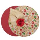 Kit 1 lugar - Com estampas de biscoitos de Natal