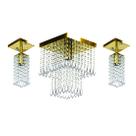 Kit 1 Lustres Cristal Acr. Marrycrillic +2 Clearcrilic Gold Kit 1 Lustres Cristal Acr. Marrycrillic +2 Clearcrilic Gold