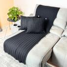 Kit 1 Manta Premium Para Sofá, Poltrona, Cama Queen e 2 Capas de Almofada em Tricot Modelo Super Luxo Costura Mágica. Kit 1 Manta Premium Para Sofá, Poltrona, Cama Queen e 2 Capas de Almofada em Tricot Modelo Super Luxo Costura Mágica.