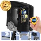 Kit 1 Motor PPA 1/4CV Dz Rio 3m Crem 2 Control 1 Suporte Portão 400Kg
