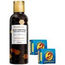 Kit 1 Óleo Beijável Mel Exótico + 2 Pomada do Dragão Oriental Ginseng