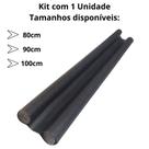 Kit 1 ou 2 Unidades de Veda Porta Ajustável Protetor Rolinho Impermeável 80cm 90cm 100cm Quantidade:1 UnidadeTamanho:80
