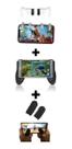 Kit 1 Par Luva Dedo Gamer + 1 Gamepad + 1 Par Gatilho L1 R1