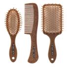 Kit 1 Pente De Cabelo E 2 Escovas Coleção Coconut Marco Boni