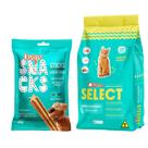 Kit 1 Petisco Quatree Snacks Sticks Sabor Menta para Cães Raças Pequenas 60g