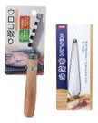 Kit 1 Pinça Aço Inox E 1 Descamador Limpa Peixe Salmão Japão