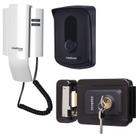 Kit 1 Porteiro Interfone IPR8010 + 1 Fechadura FX1500 INTELBRAS IPR 8010 FX 1500