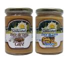 Kit 1 Pote Doce de Leite Cremoso com Nozes 1 Doce de Leite Pastoso com Café 420g Fazenda Sonnenhof