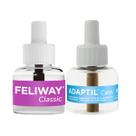 Kit 1 Refil Adaptil Cães + 1 Refil Feliway Gatos Ceva