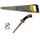 Kit-1 Serrote Profissional Lâmina Aço Manganês 20"+1 para Drywall Gesso 6" Polegadas Fertak