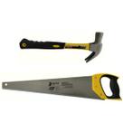 Kit-1 Serrote Profissional Lâmina Aço Manganês Cabo Plástico 20"+1 Martelo Tipo Unha Fertak