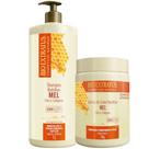 Kit 1 Shampoo 1 Banho de Creme Mel Nutritivo 1 Bio Extratus