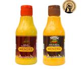 Kit 1 unid. Molho de Pimenta Cremoso Tradicional Mendez 215 ml 1 Molho de Pimenta Defumado 215ml