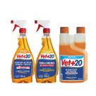 KIT 1 Vet20 Tira Cheiro de Urina e Fezes Pet Spray 1 Desinfetante Bactericida Vet20 Spray 1 DESINFETANTE 500ML KIT 1 Vet20 Tira Cheiro de Urina e Fezes Pet Spray 1 Desinfetante Bactericida Vet20 Spray 1 DESINFETANTE 500ML