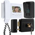 Kit 1 Vídeo Porteiro Interfone IVR 4 + 1 Fechadura FX500 INTELBRAS IVR4 FX 500 Kit 1 Vídeo Porteiro Interfone IVR 4 + 1 Fechadura FX500 INTELBRAS IVR4 FX 500