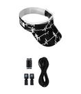 Kit 1 Viseira de Corrida e 1 Cadarço Elástico HUPI Run Beats
